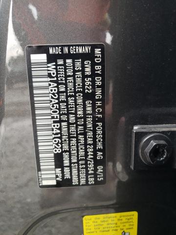 Photo 10 from auction – 2015 PORSCHE MACAN S with VIN WP1AB2A50FLB41628