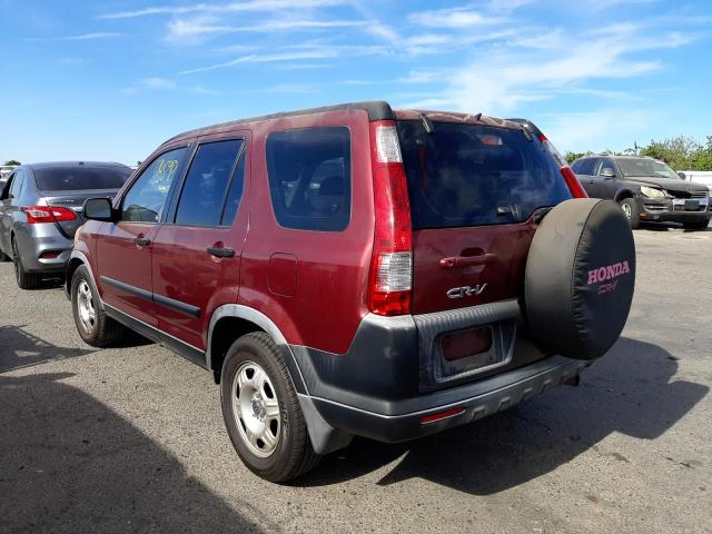 Photo 3 from auction – 2005 HONDA CR-V LX with VIN JHLRD685X5C019372