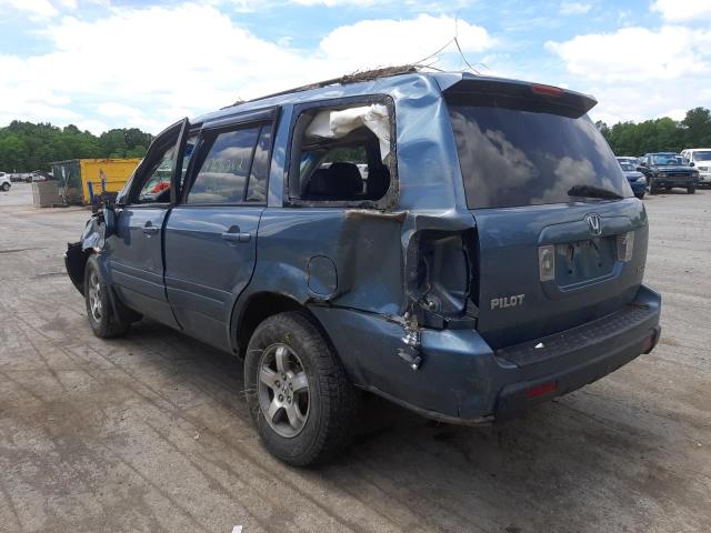 Photo 3 from auction – 2006 HONDA PILOT EX with VIN 2HKYF18536H555091