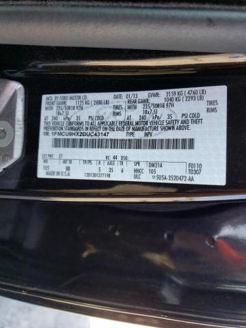 Photo 10 from auction – 2013 FORD ESCAPE SEL with VIN 1FMCU9HX2DUC43147