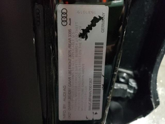 Photo 10 from auction – 2022 AUDI E-TRON GT with VIN WAUCJBFW4N7001357
