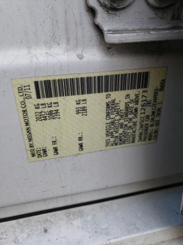 Photo 10 from auction – 2012 NISSAN ALTIMA SR with VIN 1N4BL2AP1CC126173