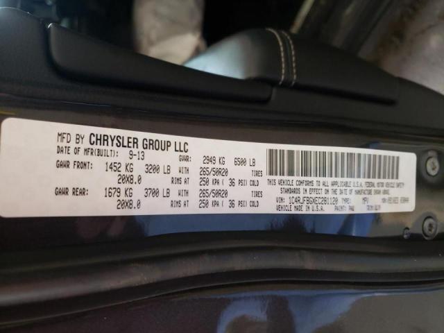 Photo 10 from auction – 2014 JEEP GRAND CHER with VIN 1C4RJFBGXEC281120