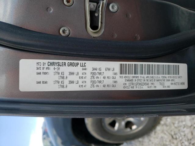 Photo 10 from auction – 2010 DODGE RAM 1500 with VIN 1D7RV1GP3AS224540