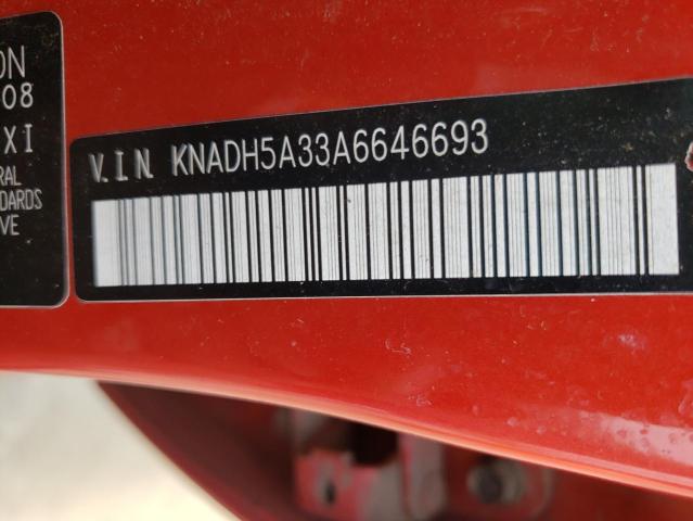 Photo 10 from auction – 2010 KIA RIO LX with VIN KNADH5A33A6646693