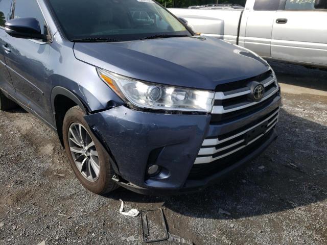 Photo 9 from auction – 2018 TOYOTA HIGHLANDER with VIN 5TDJZRFHXJS875130