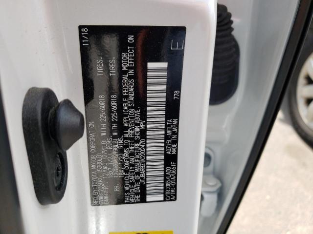 Photo 10 from auction – 2019 LEXUS NX 300 BAS with VIN JTJBARBZ1K2202470
