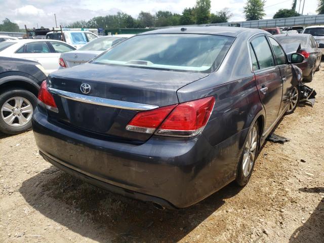 Photo 4 from auction – 2011 TOYOTA AVALON BAS with VIN 4T1BK3DB1BU432605