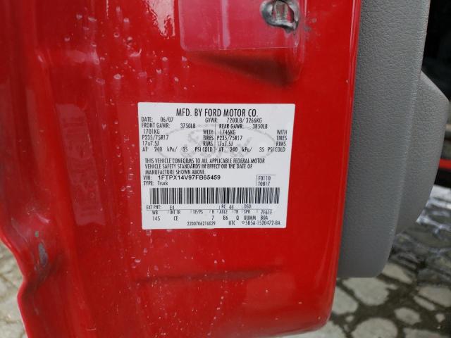Foto 10 de la subasta – 2007 FORD F150 con VIN 1FTPX14V97FB65459