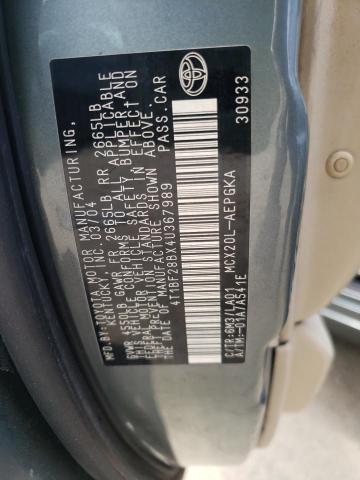 Photo 10 from auction – 2004 TOYOTA AVALON XL with VIN 4T1BF28BX4U367989