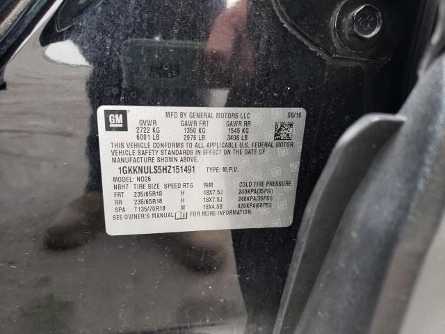Photo 10 from auction – 2017 GMC ACADIA SLT with VIN 1GKKNULS5HZ151491