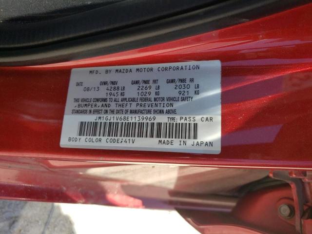 Photo 10 from auction – 2014 MAZDA 6 TOURING with VIN JM1GJ1V68E1139969