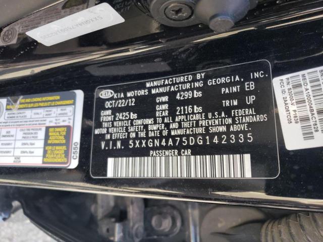 Photo 10 from auction – 2013 KIA OPTIMA EX with VIN 5XXGN4A75DG142335