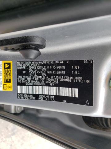Photo 10 from auction – 2015 TOYOTA HIGHLANDER with VIN 5TDKKRFH7FS068807