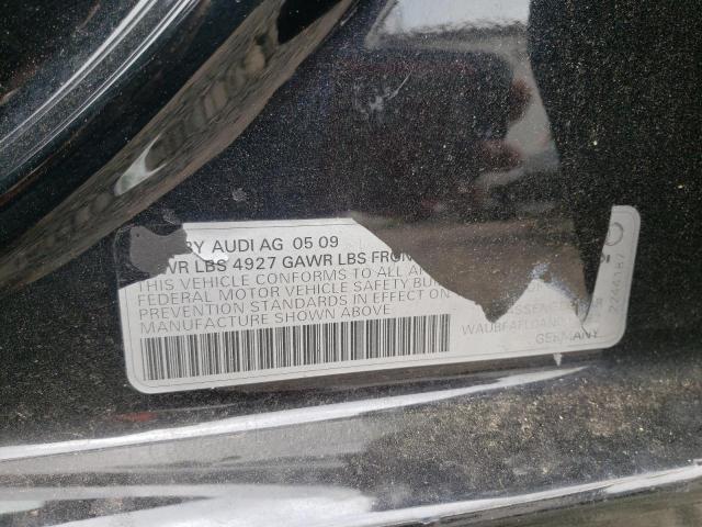 Photo 10 from auction – 2010 AUDI A4 PREMIUM with VIN WAUBFAFL0AN001262