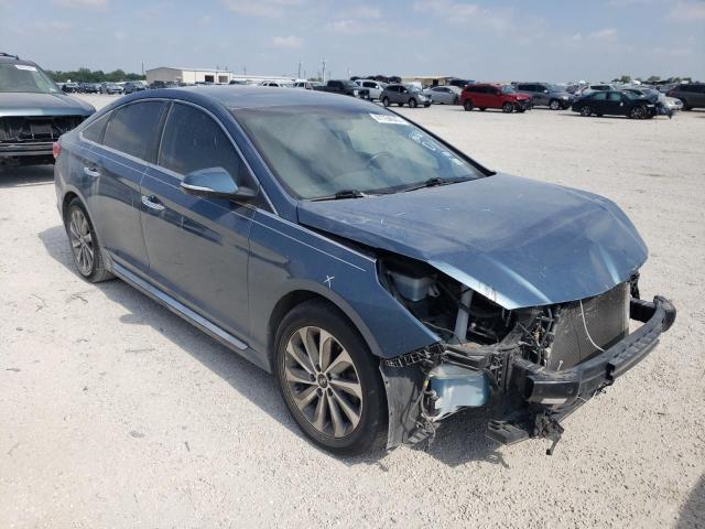 HYUNDAI SONATA SPO 2017 with VIN 5NPE34AF8HH475837 - Photo from auction