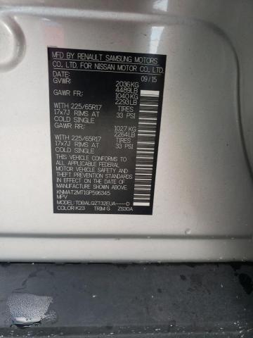 Photo 10 from auction – 2016 NISSAN ROGUE S with VIN KNMAT2MT1GP596345