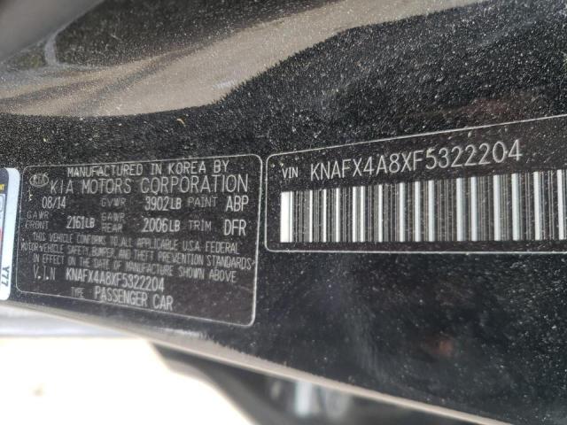 Photo 10 from auction – 2015 KIA FORTE EX with VIN KNAFX4A8XF5322204