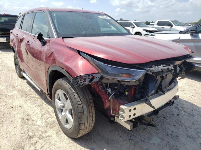 TOYOTA HIGHLANDER 2021 with VIN 5TDZZRAH6MS062995 - Photo from auction