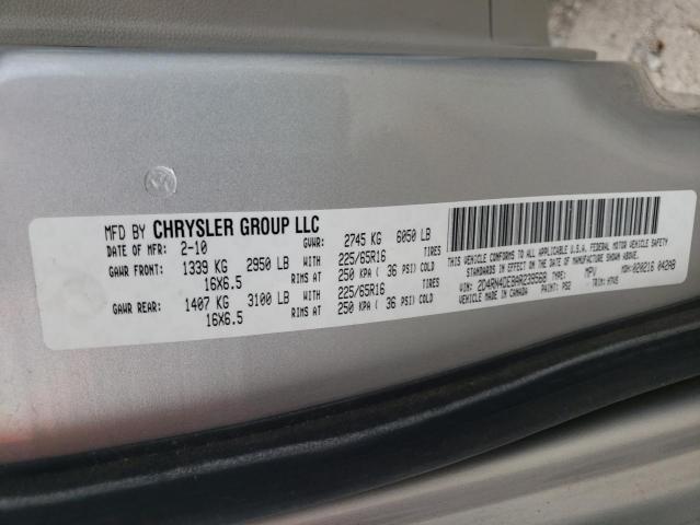 Photo 10 from auction – 2010 DODGE CARAVAN with VIN 2D4RN4DE8AR239568