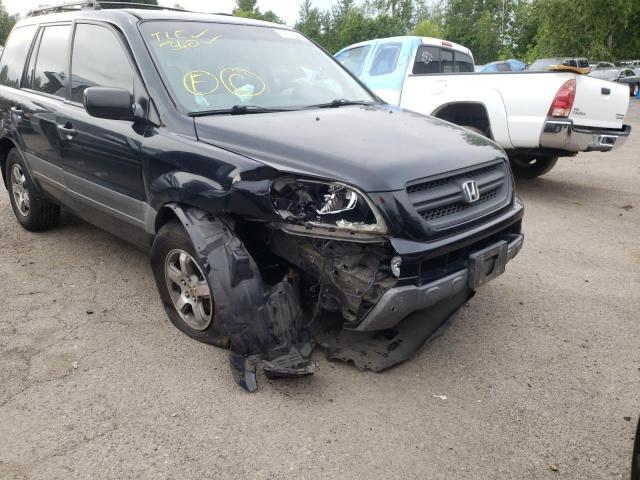 Photo 9 from auction – 2004 HONDA PILOT LX with VIN 2HKYF181X4H579740