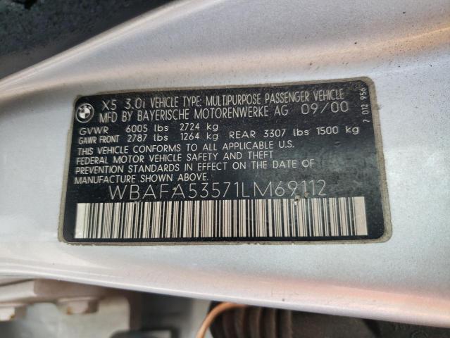 صورة رقم 10 من المزاد - 2001 BMW X5 3.0I مع VIN WBAFA53571LM69112