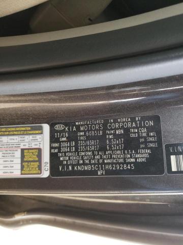 Photo 10 from auction – 2017 KIA SEDONA LX with VIN KNDMB5C11H6292845
