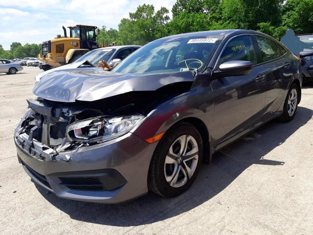 Photo 2 from auction – 2017 HONDA CIVIC LX with VIN 19XFC2F59HE226721