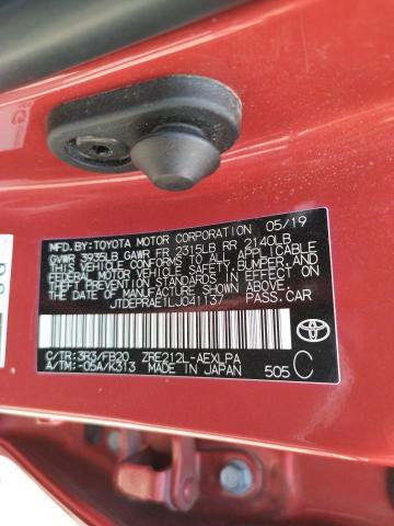 Photo 10 from auction – 2020 TOYOTA COROLLA with VIN JTDEPRAE1LJ041137