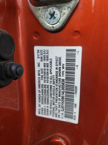Photo 10 from auction – 2004 HONDA ELEMENT EX with VIN 5J6YH28614L005836