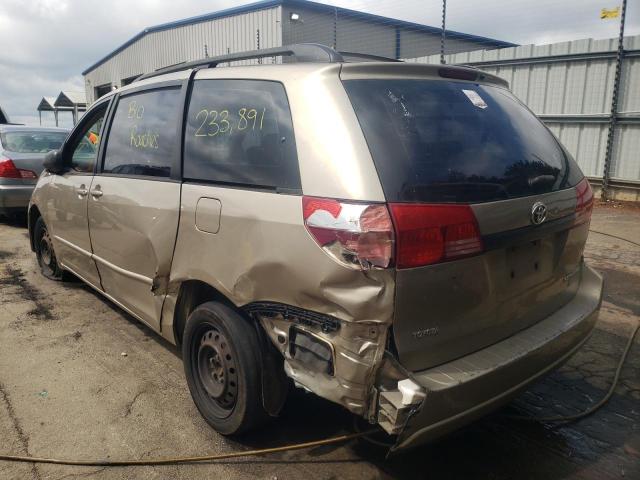 Photo 3 from auction – 2004 TOYOTA SIENNA CE with VIN 5TDZA23C34S064395