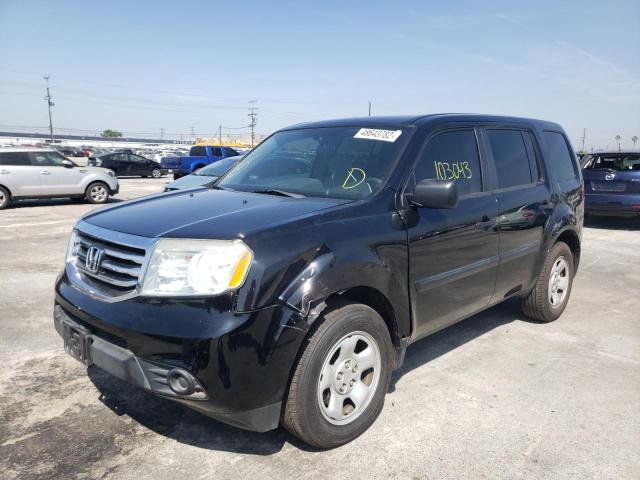 Photo 2 from auction – 2013 HONDA PILOT LX with VIN 5FNYF3H24DB040596