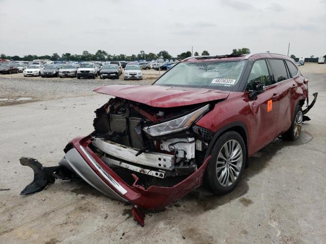 Photo 2 from auction – 2021 TOYOTA HIGHLANDER with VIN 5TDFZRBH7MS144607