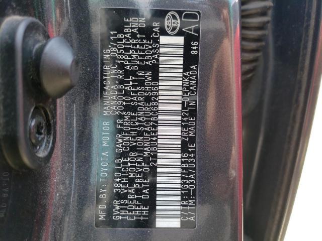 Photo 10 from auction – 2011 TOYOTA COROLLA with VIN 2T1BU4EE7BC682960