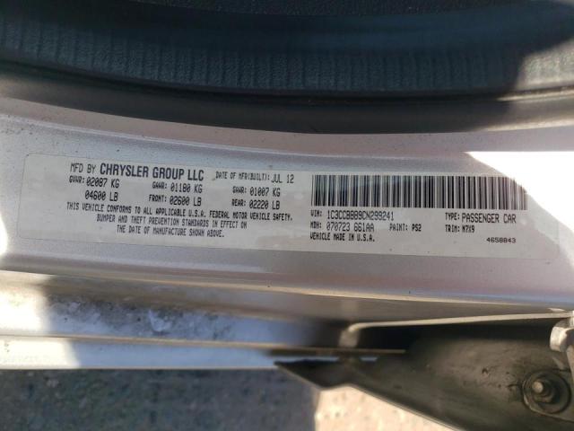 Photo 10 from auction – 2012 CHRYSLER 200 TOURIN with VIN 1C3CCBBB9CN299241