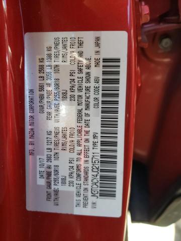 Photo 10 from auction – 2018 MAZDA CX-9 TOURI with VIN JM3TCACY4J0215711