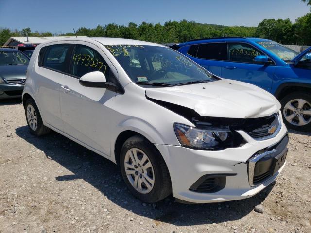 CHEVROLET SONIC 2020 with VIN 1G1JG6SB0L4129685 - Photo from auction