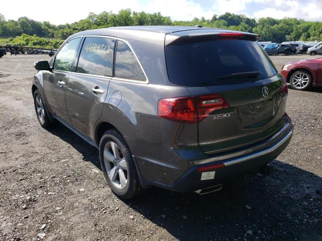 Photo 3 from auction – 2012 ACURA MDX TECHNO with VIN 2HNYD2H37CH521034