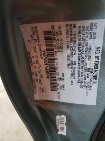 Photo 10 from auction – 2007 FORD TAURUS SE with VIN 1FAFP53U17A168399