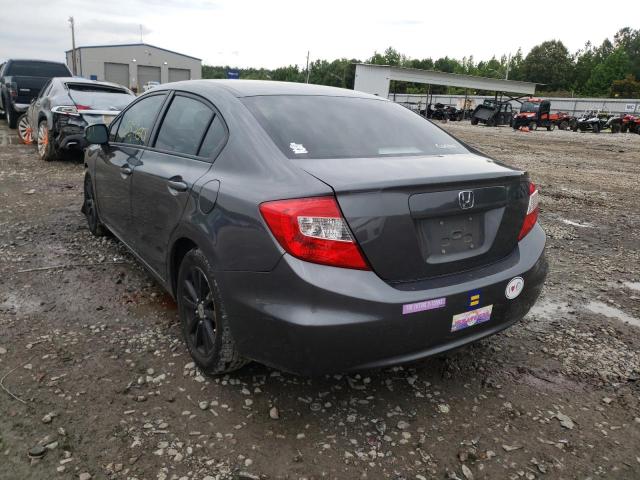 Photo 3 from auction – 2012 HONDA CIVIC EX with VIN 19XFB2F87CE039533