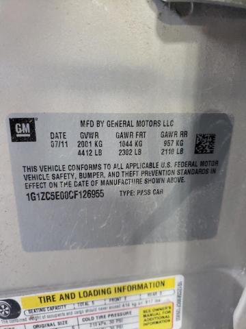 Photo 10 from auction – 2012 CHEVROLET MALIBU 1LT with VIN 1G1ZC5E00CF126955