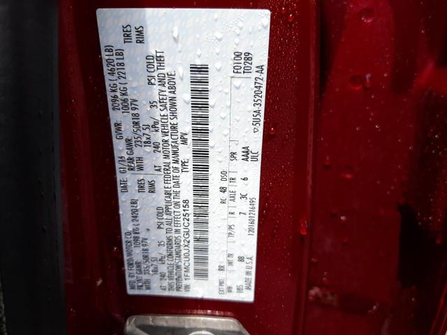 Photo 10 from auction – 2016 FORD ESCAPE TIT with VIN 1FMCU0JX2GUC25158