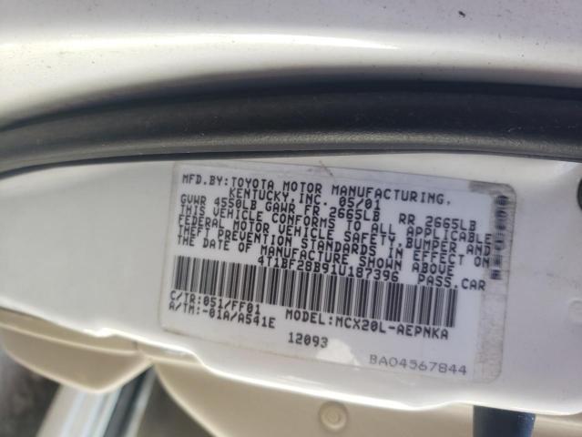 Photo 10 from auction – 2001 TOYOTA AVALON XL with VIN 4T1BF28B91U187396