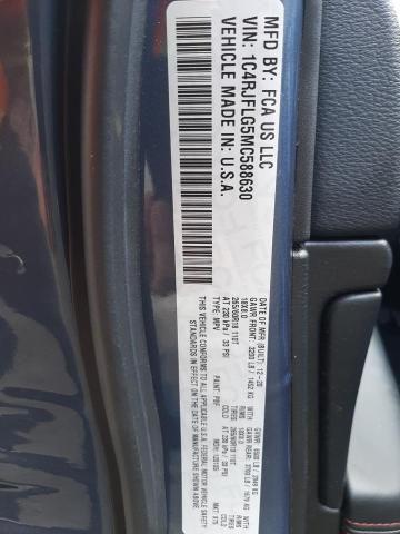 Photo 10 from auction – 2021 JEEP GRAND CHER with VIN 1C4RJFLG5MC588630