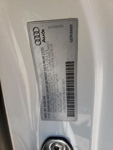 Photo 10 from auction – 2011 AUDI A5 PREMIUM with VIN WAUCFAFR7BA041307