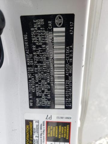 Photo 10 from auction – 2017 TOYOTA CAMRY LE with VIN 4T1BF1FK4HU304437