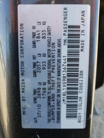 Photo 10 from auction – 2011 MAZDA 3 I with VIN JM1BL1VG9B1367441