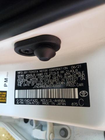 Photo 10 from auction – 2021 TOYOTA COROLLA SE with VIN JTND4MBE8M3142666