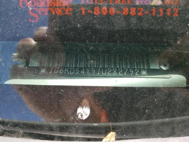 Photo 10 from auction – 2001 CADILLAC DEVILLE with VIN 1G6KD54Y91U282792