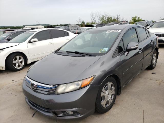 Photo 2 from auction – 2012 HONDA CIVIC HYBR with VIN JHMFB4F38CS000607